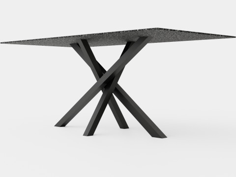 Penny Dining Table Model 3D