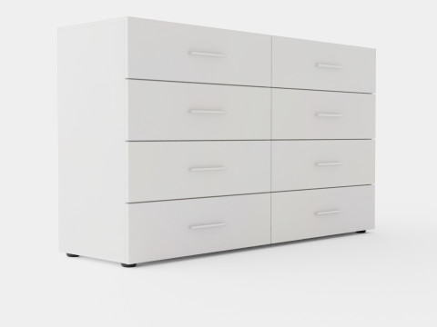 Pepe Agency 8 Boxes White 3D Модель