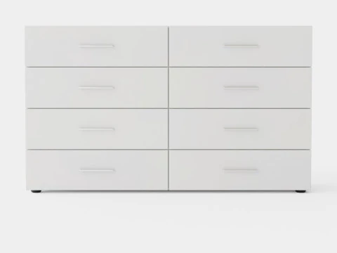 Pepe Agency 8 Boxes White 3D Model