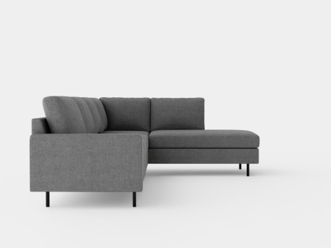 Peppe 3 Seater Sofa With Chaise Lounge Right Light Gray 3D मॉडल