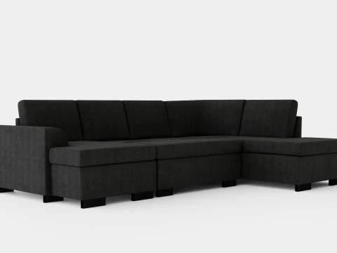 Porto 沙发（带沙发床右侧） 3D 模型