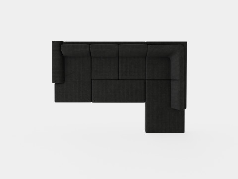 Porto Sofa With Divan Right 3D Модель