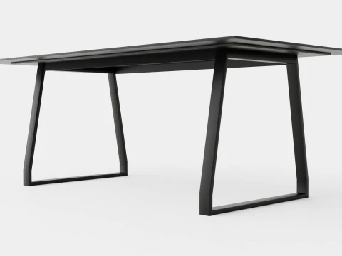 Table &agrave; manger de quai Modèle 3D