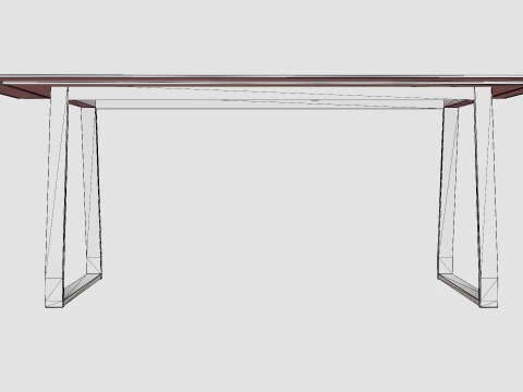 Quay Dining Table 3D Model