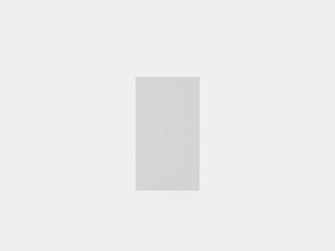 Ratliff Extensionable Dining Table White 3D Модель