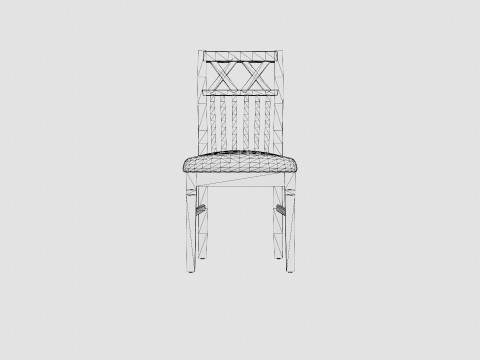 Rebecka Dining Chair 3D Model