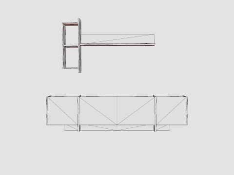 Riello TV Furniture 3D 模型