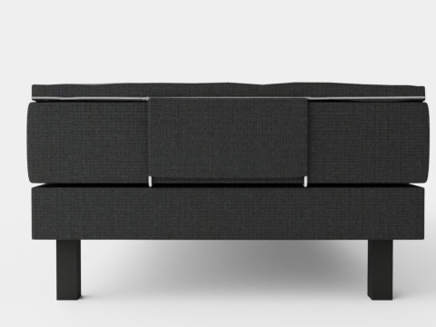 Royal Adjustable Continental Bed Black 3D Model