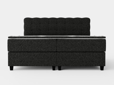 Royal Bed Package With Storage Dark Gray Modello 3D