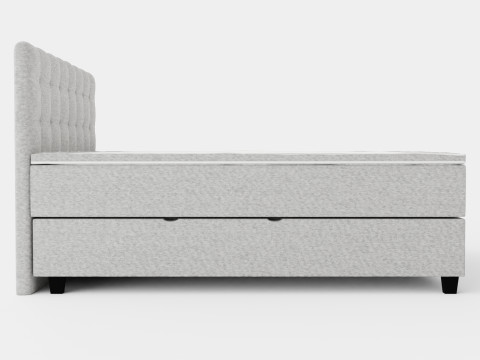 Royal Bed Package With Storage Light Gray Modello 3D