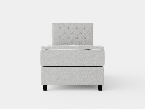 Royal Bed Package With Storage Light Gray 3D 모델