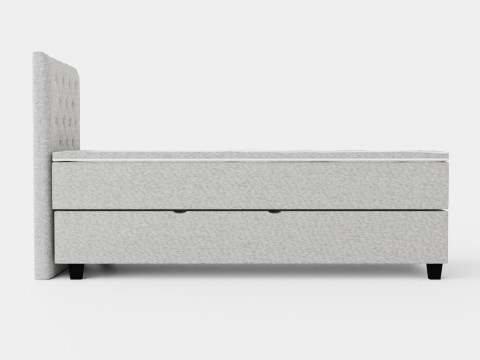 Royal Bed Package With Storage Light Gray 3D 모델