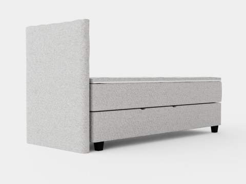 Royal Bed Package With Storage Light Gray 3D 모델