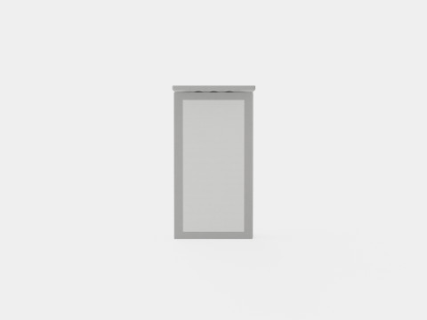 Royal Continental Bed With Storage Light Gray 3D Модель