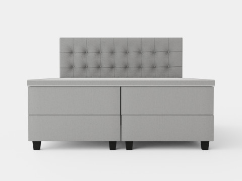 Royal Continental Bed With Storage Light Gray Modelo 3D