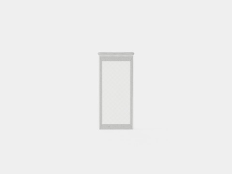 Royal Continental Bed With Storage Light Gray 3D Модель