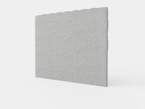Royal Headboard Light Gray 3D 모델