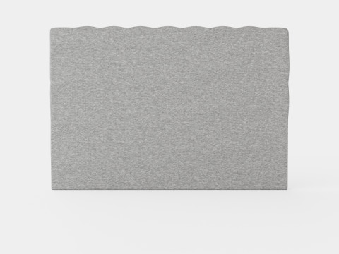 Royal Headboard Light Gray 3D 모델