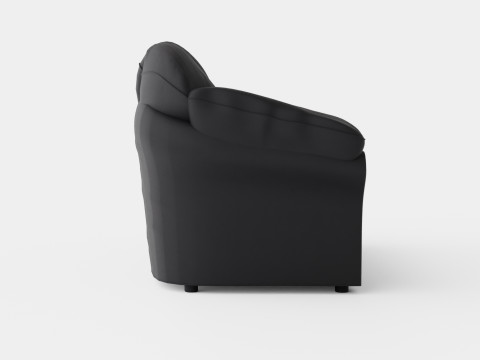 Salvador 3 Seater Sofa Artificial Leather 3D Model