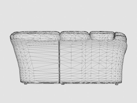 Salvador Corner Sofa Right Art Leather Black 3D मॉडल