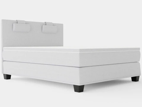 Letto continentale Samantha Modello 3D