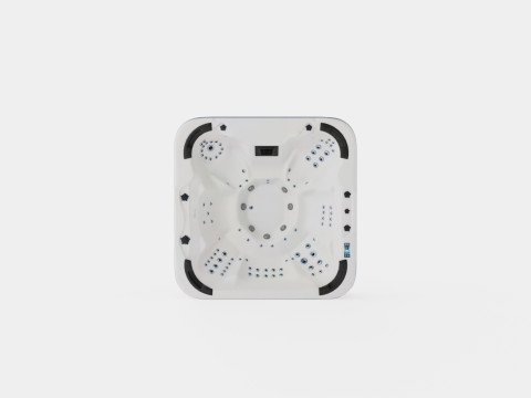 Saturn Spa Bath 82 Jets 7 People 3D Model