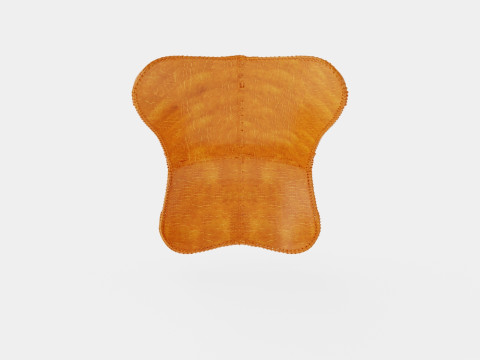 Saya Bats Mouse Armchair Leather Iron 3D Модель