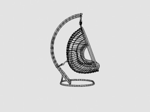 Sevilla Hanging Chair Double 3D Model
