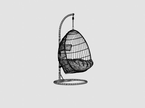 Sevilla Hanging Chair Luxury 3D Model