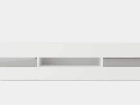 Shiny TV Bench 3D Model