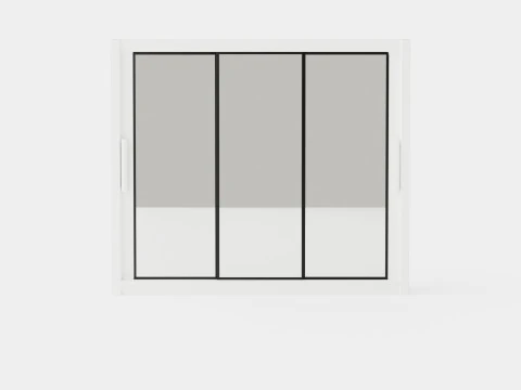 Шафа-купе Sia Дзеркала 3D Модель