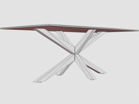 Split Coffee Table 3D Model