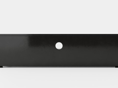 Storsjo TV Bench With Led Lighting Black Modello 3D
