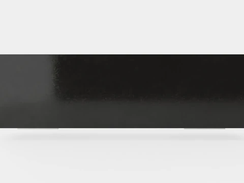 Storsjo TV Bench With Led Lighting Black 3D Model