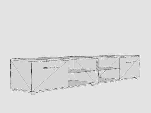 Storsjo TV-Bank 3D Modell