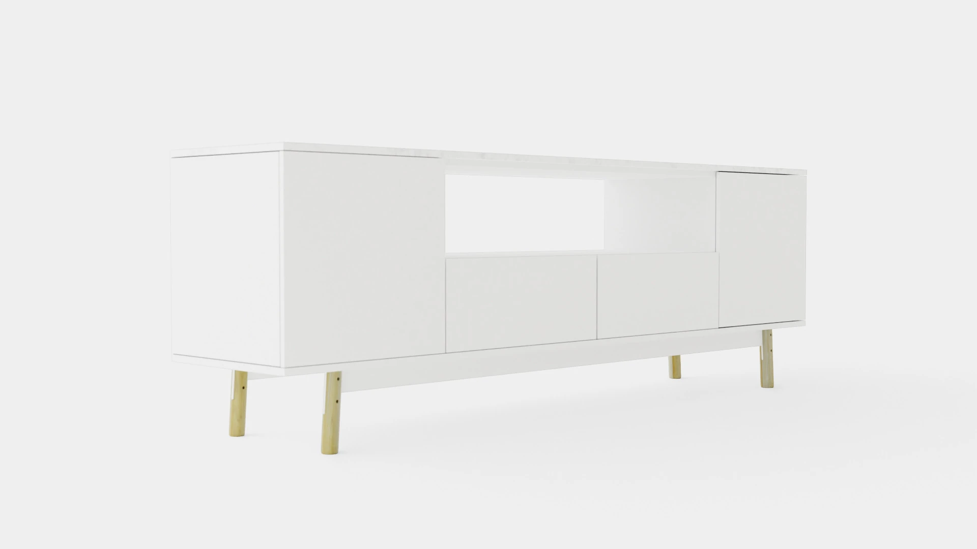 Stycho TV Bench Marble 3D Model .c4d .max .obj .3ds .fbx .stl .blend