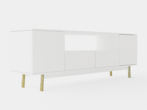 Stycho TV Bench Marble Modelo 3D