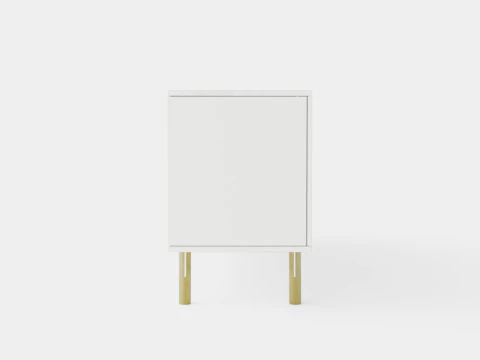 Stycho TV Bench Marble 3D Model