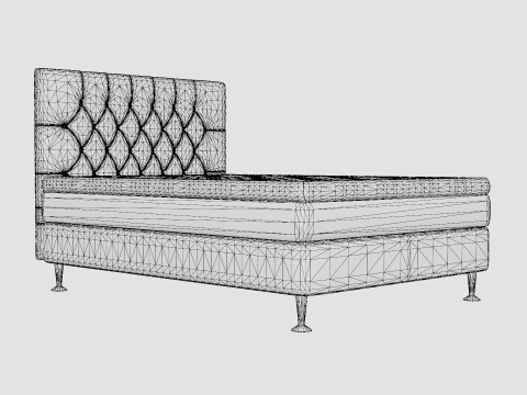 Table Saket Bed 3D Model