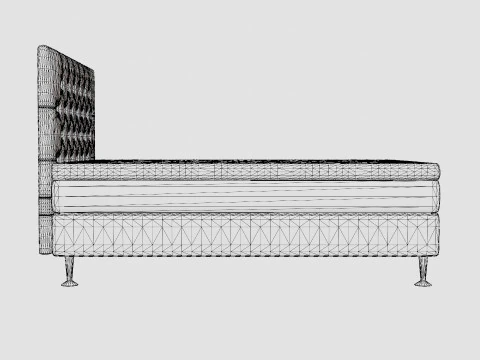 Table Saket Bed 3D Model