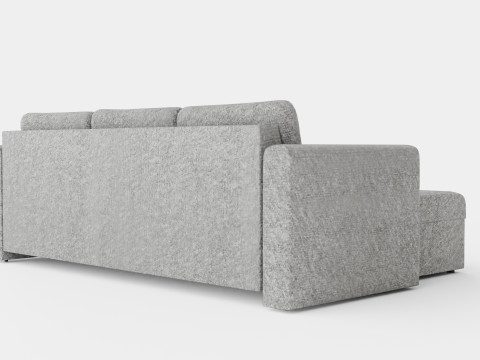 Tarno Divan Bed Sofa Reversible Light Gray 3D Модель
