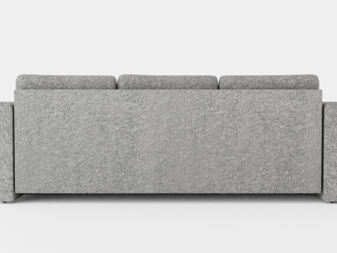 Tarno Divan Bed Sofa Reversible Light Gray 3D Модель