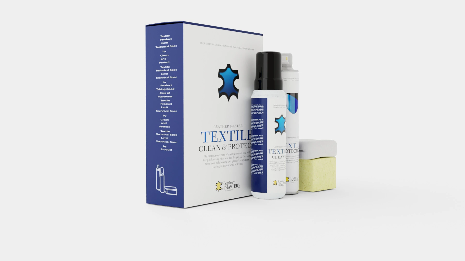 Textile Clean Protect Kit 3D Model .c4d .max .obj .3ds .fbx .stl .blend 