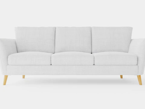 ट्रेंड 3 सीटर सोफा 3D मॉडल