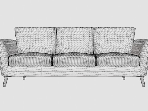 Trend 3 Seater Sofa 3Dモデル