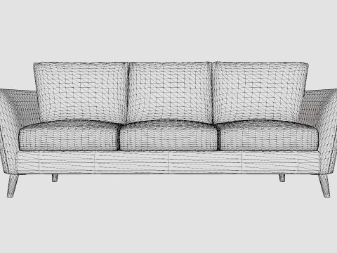 Trend 3 Seater Sofa 3D Model