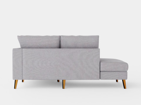Trend Sofa 3 Seater With Chaise Lounge Left Light Gray Modelo 3D