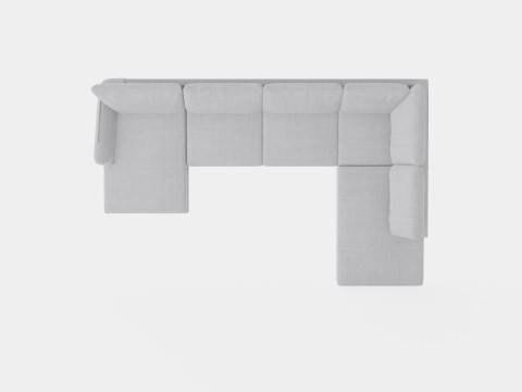 Trend U Sofa With Divan Left Modèle 3D