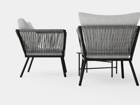 Turin Cafe Set 3D Model