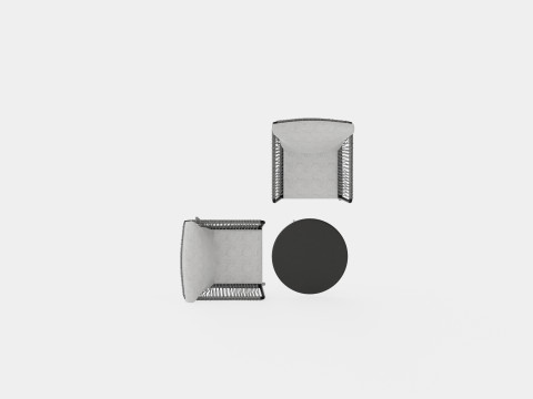 Turin Cafe Set Modello 3D